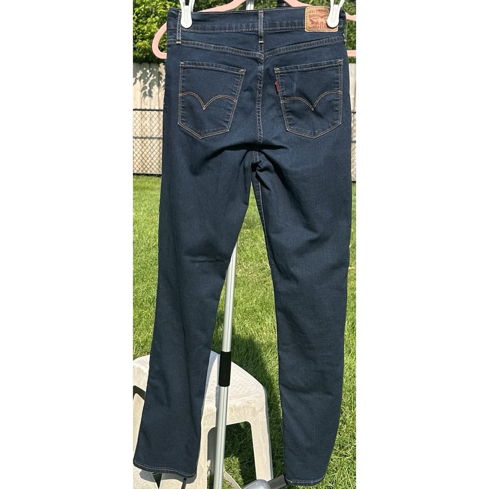 LEVI'S 724‎ Slim Straight Jeans Women's 28 High Rise 26x29 Dark Wash 18883 0330